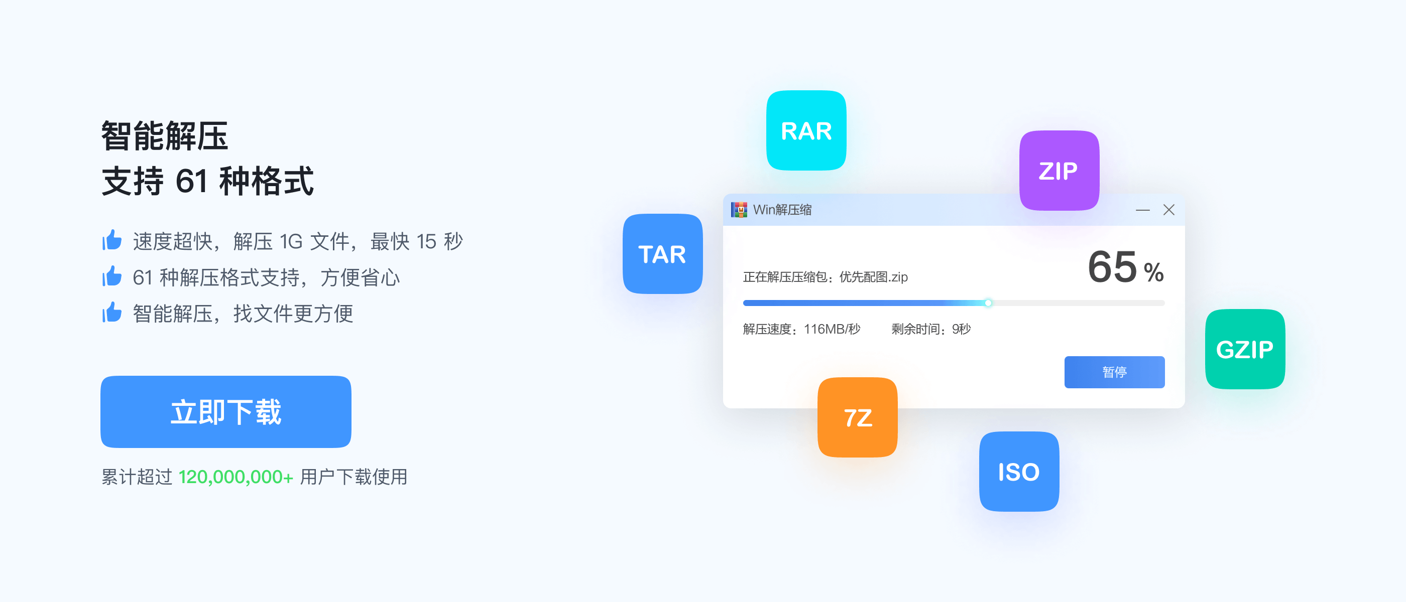WinRAR多格式兼容